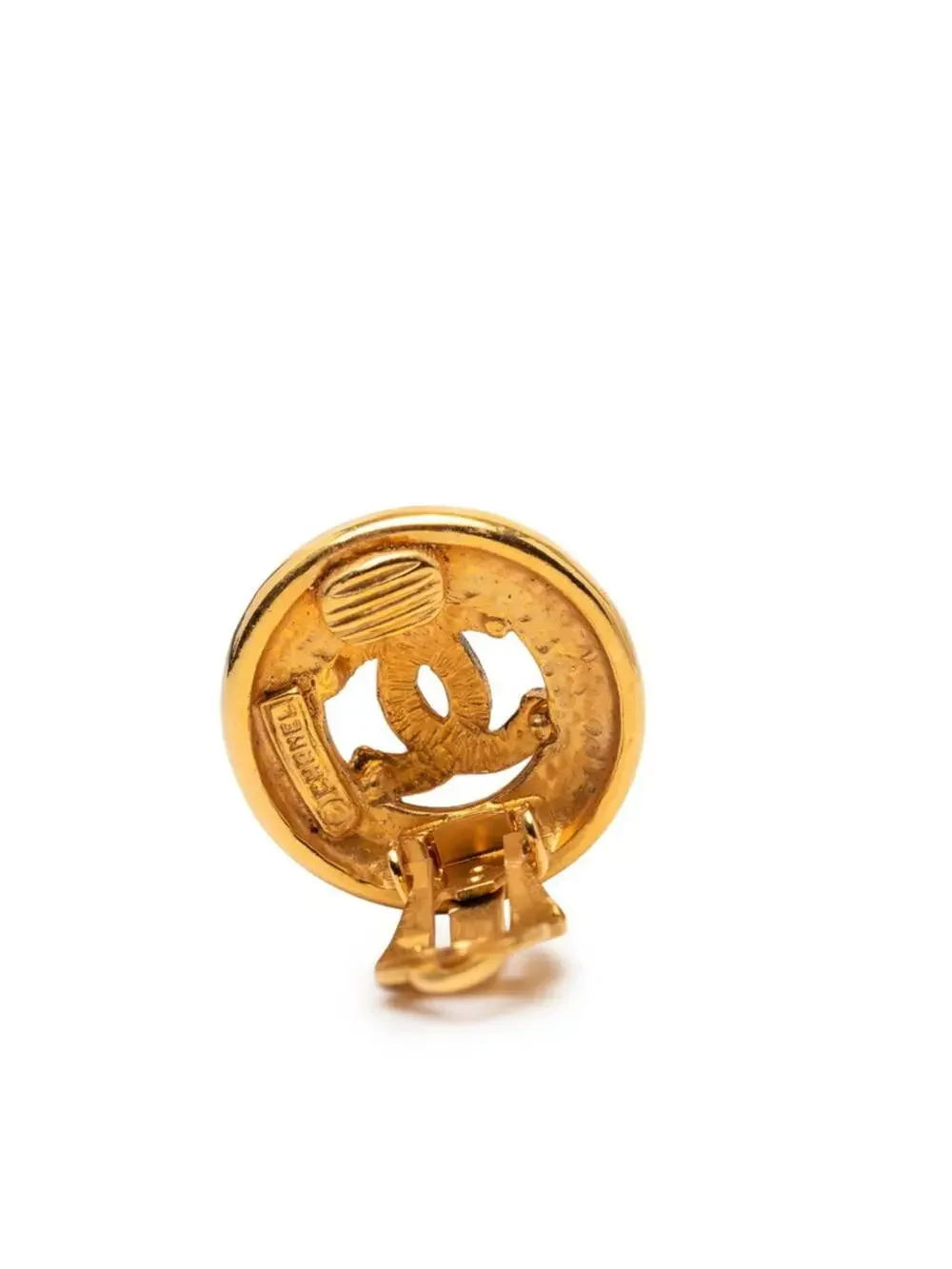 Chanel Cc Logo Clip-On Earrings Metal #247011C65B
